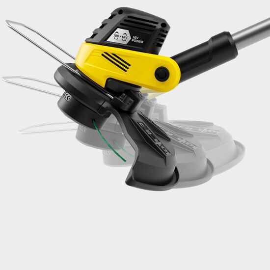 Триммер для газона KARCHER LTR 3-18 Dual Battery Set New, аккумуляторный, изображение 4
