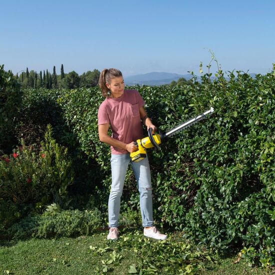 Кусторез для живой изгороди KARCHER HGE 18-50 Battery, аккумуляторный, изображение 9