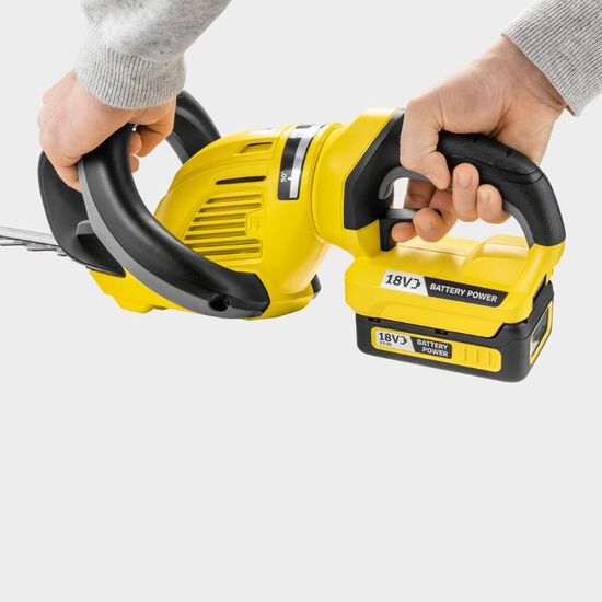 Кусторез для живой изгороди KARCHER HGE 18-50 Battery, аккумуляторный, изображение 4