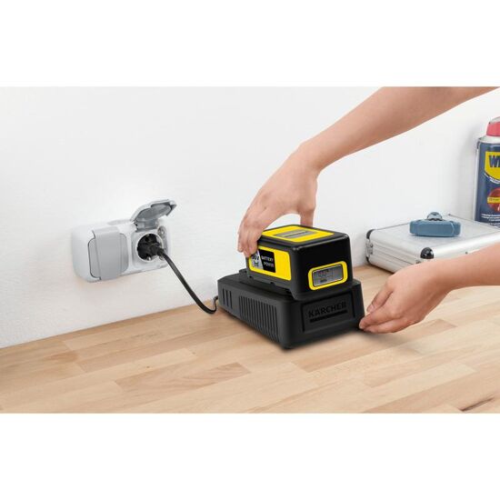 Набор: аккумулятор и быстрое зарядное устройство KARCHER, изображение 5