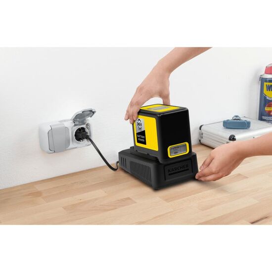 Набор: аккумулятор и быстрое зарядное устройство KARCHER, изображение 5