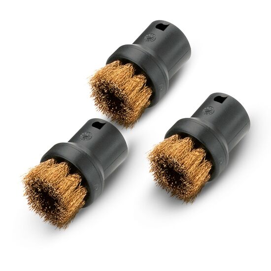 Set de perii rotunde cu fire KARCHER din alama