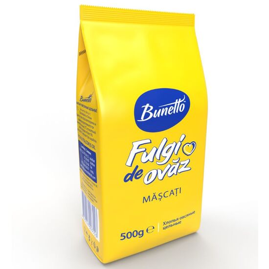 Овсяные хлопья BUNETTO Желтые крупные, 500 г