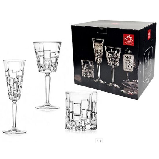 Set Etna, pocale 6 x 190 ml, 6 x 280 ml, pahare pentru whisky 6 x 330 ml, 18 buc, 2 image