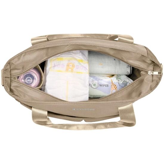 Geanta pentru carucior KIKKABOO Brielle, Beige, 2 image