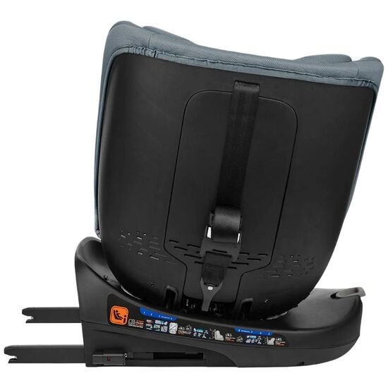 Scaun auto KIKKABOO Isofix i-Round, 0-36 kg, Dark Grey, 9 image