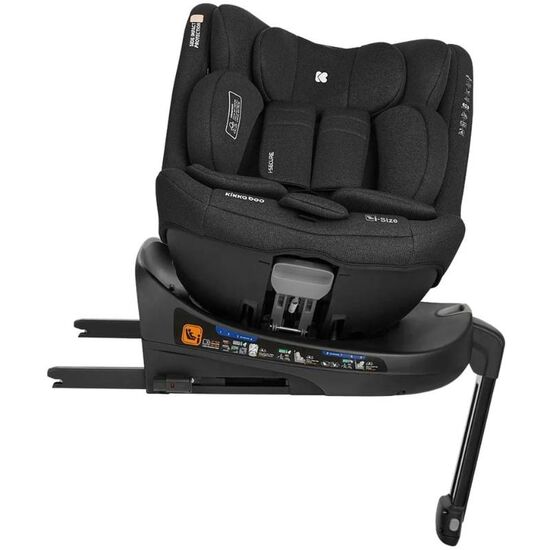 Scaun auto KIKKABOO Isofix i-Secure, 0-36 kg, Black, 3 image