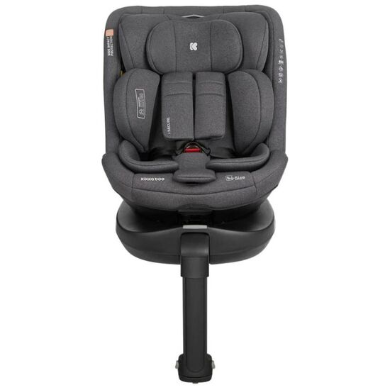 Scaun auto KIKKABOO Isofix i-Secure, 0-36 kg, Dark Grey, 2 image