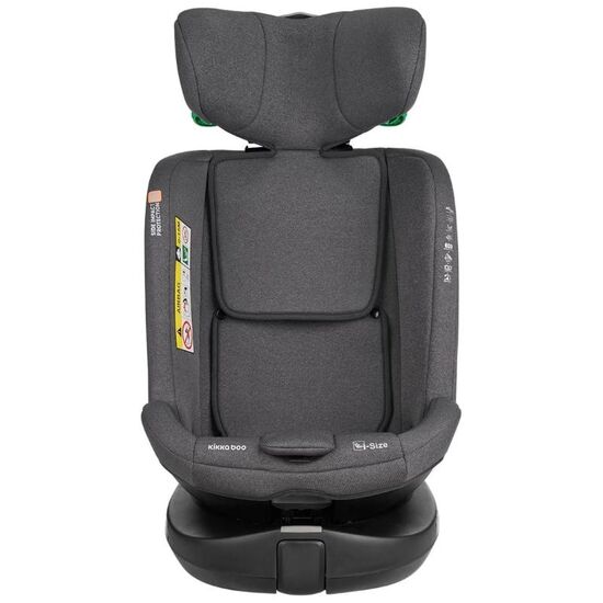 Scaun auto KIKKABOO Isofix i-Secure, 0-36 kg, Dark Grey, 4 image