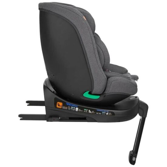Scaun auto KIKKABOO Isofix i-Secure, 0-36 kg, Dark Grey, 5 image