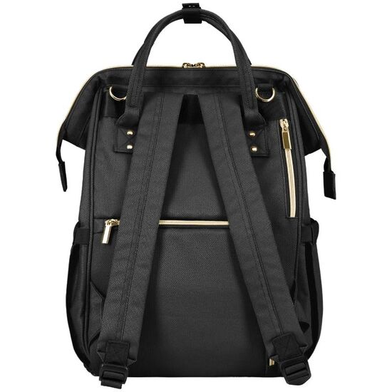 Geantă pentru cărucior KIKKABOO Siena Black & Gold, 2 image