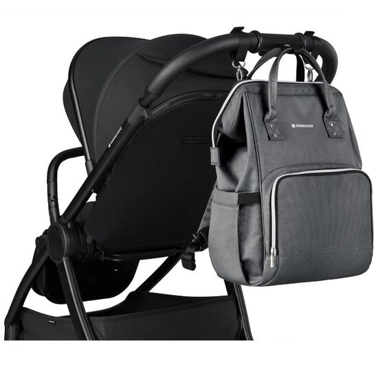 Geantă pentru cărucior KIKKABOO Siena Dark Grey, 11 image