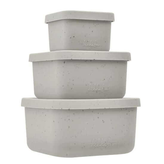 Set de 3 containere KIKKABOO Platinum Silicone Sand