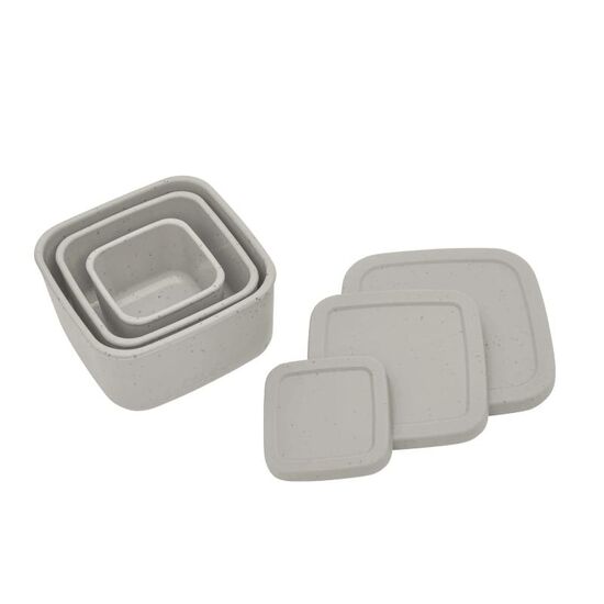 Set de 3 containere KIKKABOO Platinum Silicone Sand, 2 image