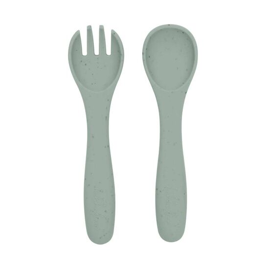 Set pentru hranire KIKKABOO Platinum Silicone Sage, Din 5 piese, 5 image