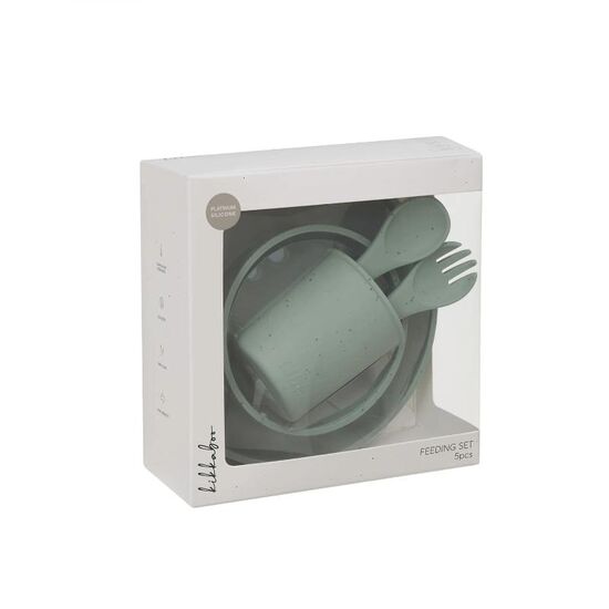 Set pentru hranire KIKKABOO Platinum Silicone Sage, Din 5 piese, 7 image