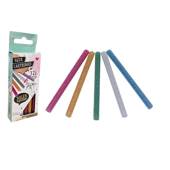 Adeziv tehnic Jolly Craft Studio, D7x100 mm, color, 12 buc