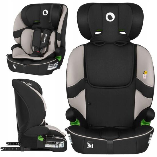 Scaun auto LIONELO ISOFIX Billy, Beige Latte, 2 image