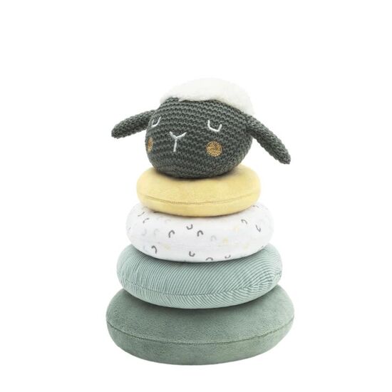 Jucarie moale Piramida KIKKABOO Sleepy Sheep