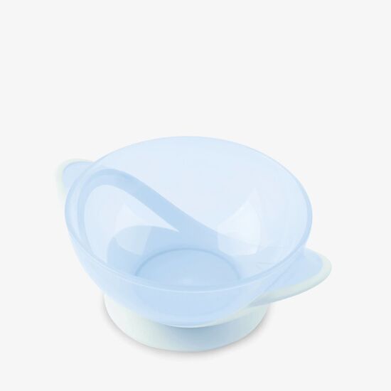 Bol cu ventuza si lingura Kikkaboo Feedy, Blue, 2 image