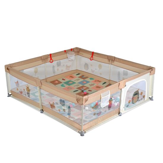 Игровой манеж Moni GameZone Beige, 180x200 см, 60 шаров