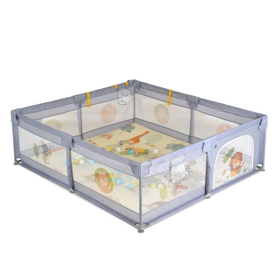 Игровой манеж Moni GameZone Grey, 150x200 см, 60 шаров