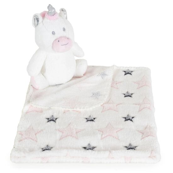 Плед с игрушкой Moni Unicorn Stars, 90x75 см, изображение 2
