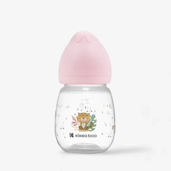 Biberon Kikkaboo Savanna, Pink, 180 ml, 2 image