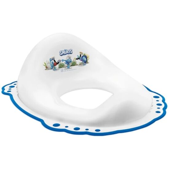 Scaun de toaleta Maltex The Smurfs, 2 piese, White/Blue