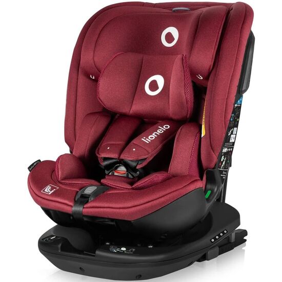 Автокресло Lionelo 0-36 кг, (i-Size), ISOFIX Bastiaan RWF, Red Burgundy