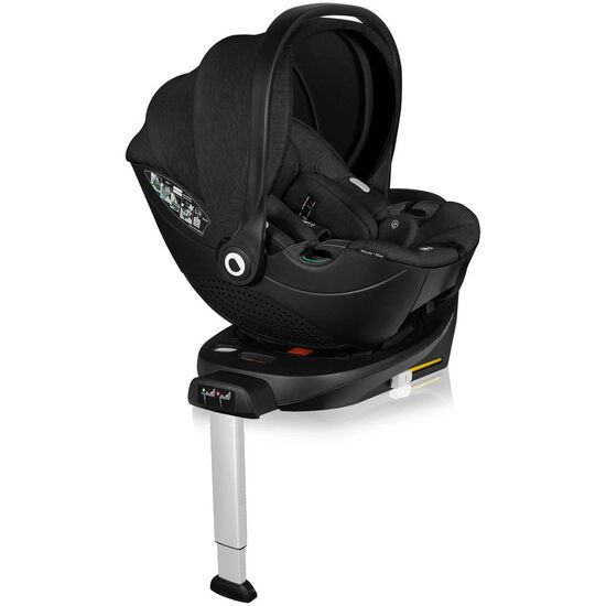 Автолюлька Lionelo 0-13 кг, + база Moxie i-Size, Black Carbon, изображение 4