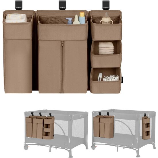 Organizator lateral patuc Lionelo Sidepocket Large, Beige, 4 image