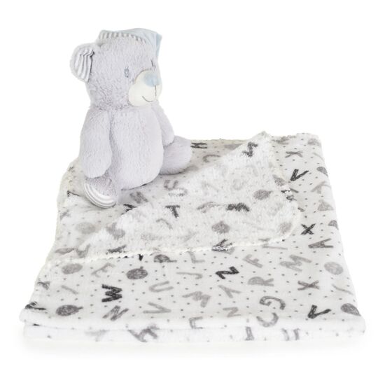 Плед с игрушкой Moni Bear, 90x75 см, Grey, изображение 2