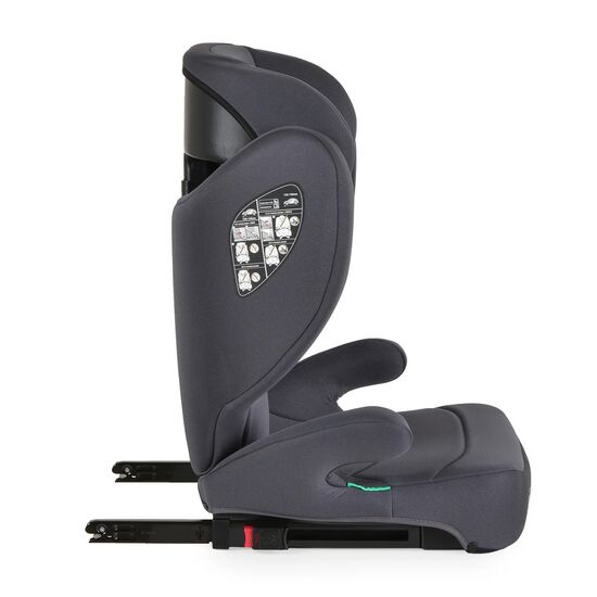 Автокресло Moni 15-36 кг, (i-Size 100-150 см), Isofix i-Race, Stone Gray, изображение 5