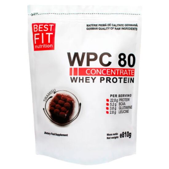 Протеин BEST FIT WPC 80 тирамису, 810 г, изображение 2