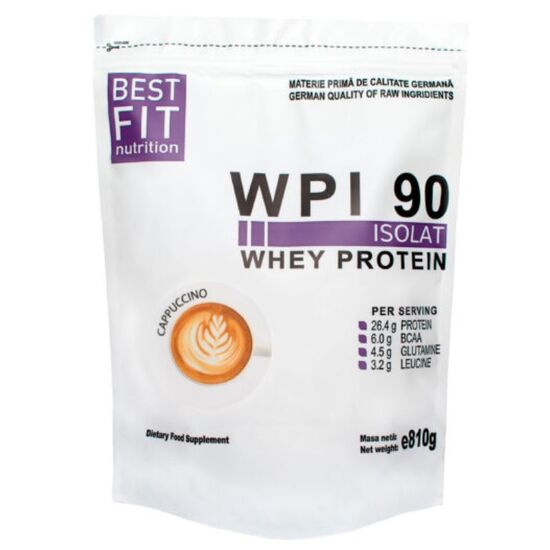 Протеин BEST FIT WPI 90 капучино, 810 г, изображение 2