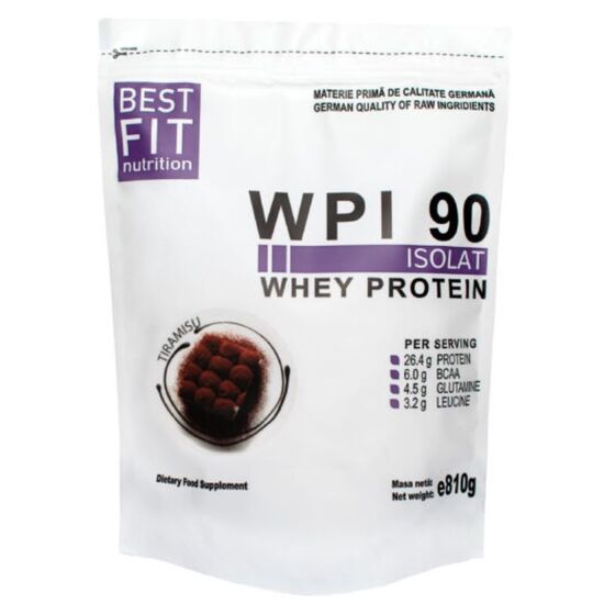 Proteina BEST FIT WPI 90  tiramisu, 810 g, 2 image