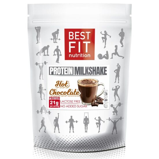 Concentrat proteic din lapte BEST FIT Milkshake Hot Chocolate, 480 g, 2 image