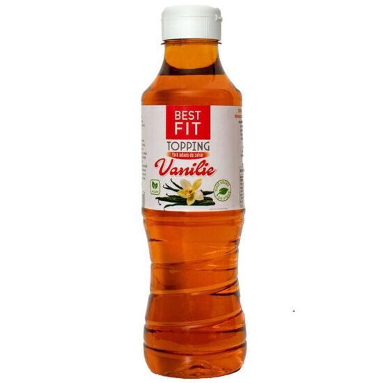 Topping BEST FIT cu aroma de vanilie, fara zahar, cu indulcitor, 980 g, 2 image