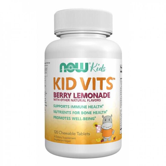 Мультивитамины для детей NOW FOODS Berry Lemonade, 120 жевательных таблеток, изображение 2