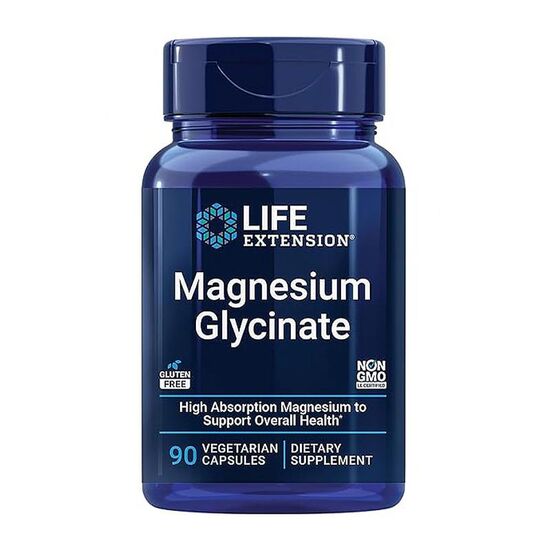 Пищевая добавка LIFE EXTENSION, Магний Глицинат, 90 вег. капсул, изображение 2