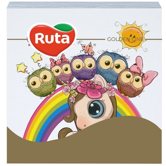 Салфетки RUTA Сказка, 2 слоя, 33 х 33 см, 20 шт, изображение 3