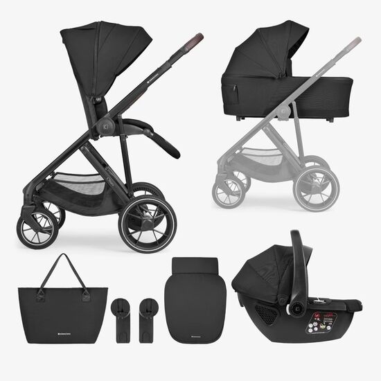Коляска 3в1 Kikkaboo Chiara, Black, изображение 4