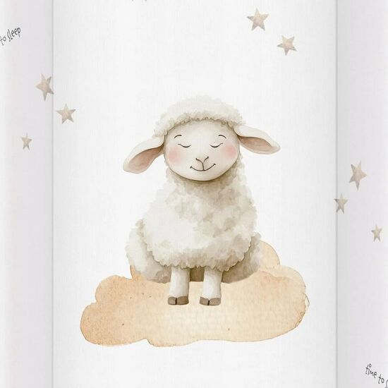 Saltea de infasat tare ALBEROMIO PT70 nr.447 Sleeping Sheep, 3 image
