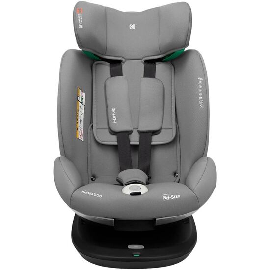 Scaun auto KIKKABOO i-Drive i-Size Light Grey (40-150 cm), 0-36 kg, 2 image