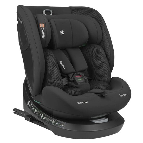 Scaun auto KIKKABOO Isofix i-Hike Black 2025, 0-36 kg