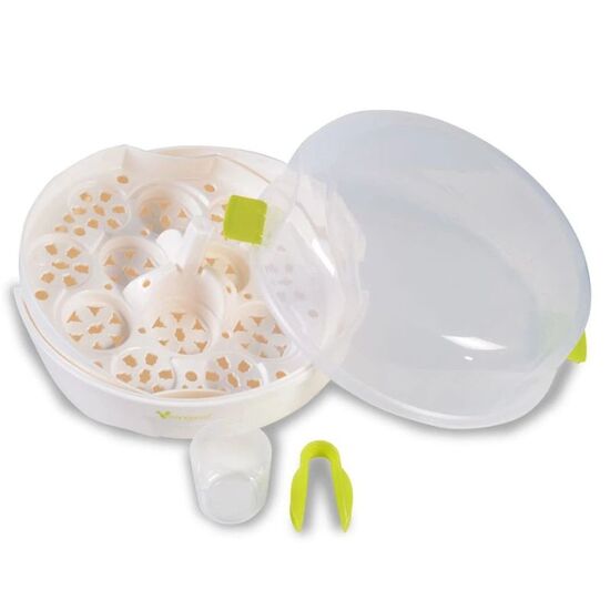 Sterilizator biberoane MONI White/Green, 28 cm, 3 image