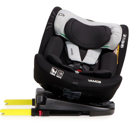 Scaun auto MONI i-Size Isofix Vamos Stone Gray, 0-36 kg, 5 image