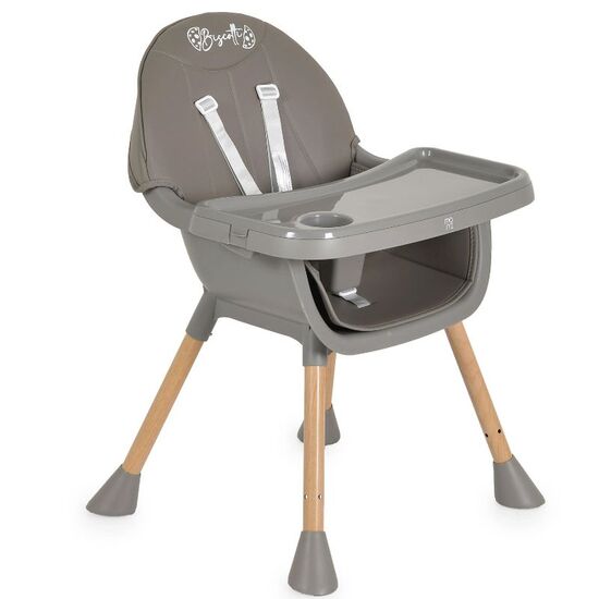 Scaun de masa MONI 2in1 Biscotti Grey, 7 image