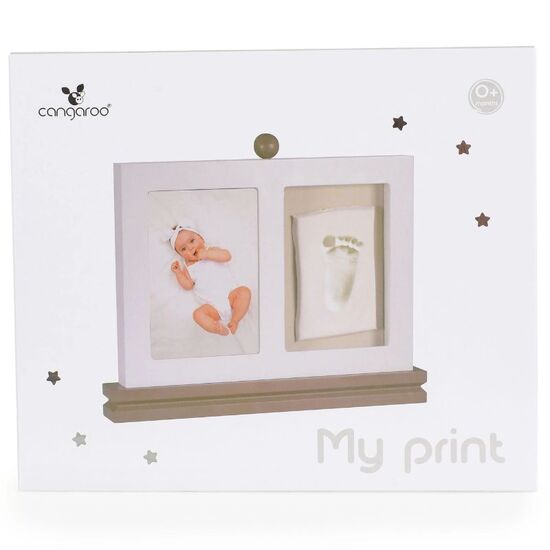 Kit amprenta mana sau picior MONI My Print NP112 cu rama foto, 4 image